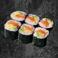 M2. SAKE AVOCADO MAKI 4